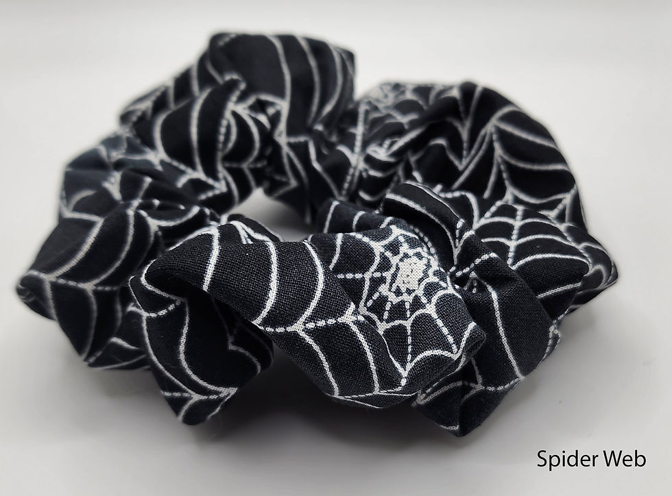 Spider Webs Scrunchie