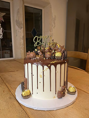 Chocolate drip cake