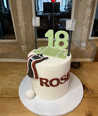 netball themed cake