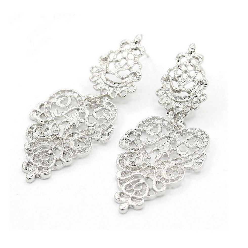 Thumbnail: Agnes Earrings -Silver