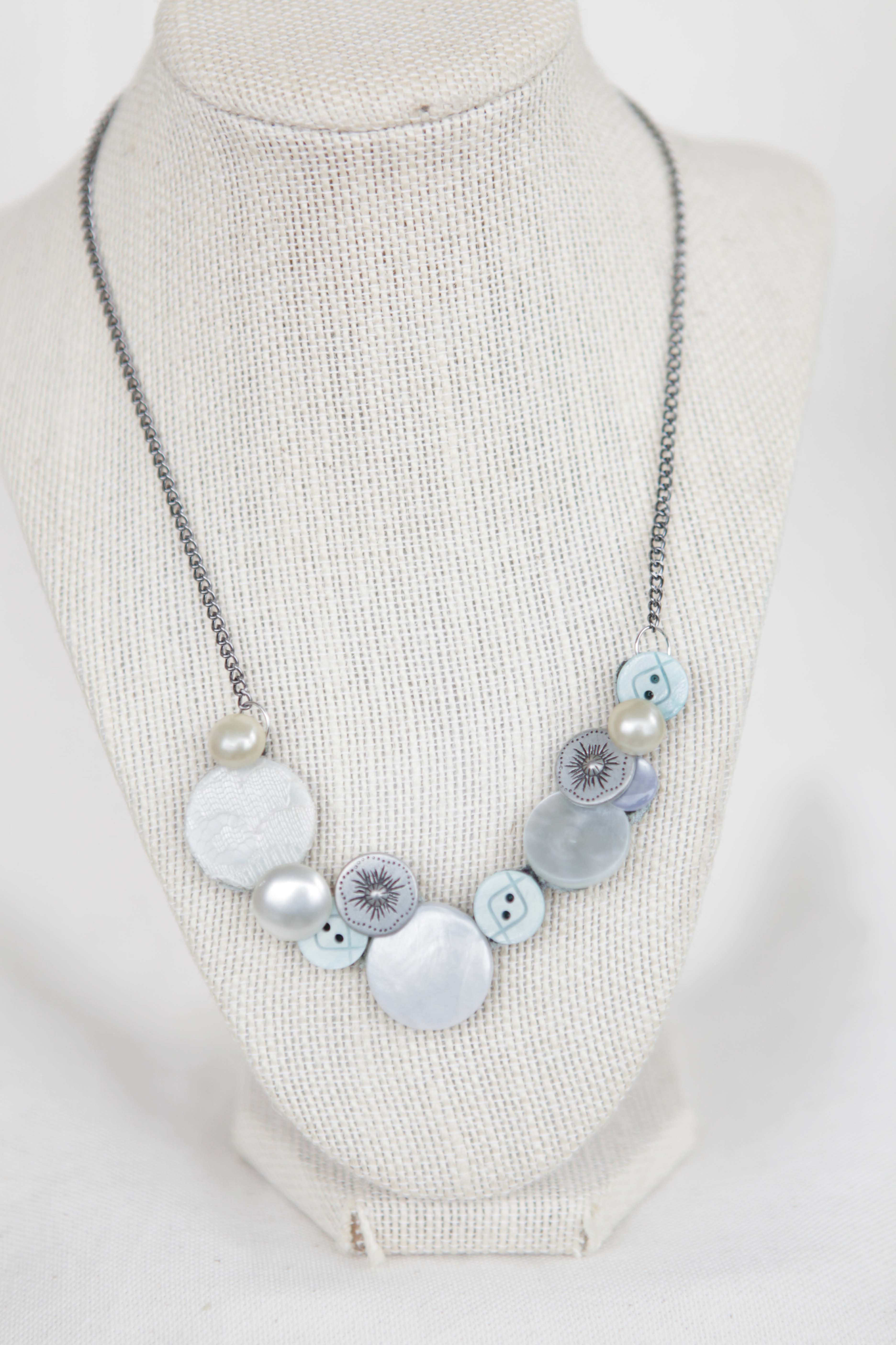 Upcycled Button Necklace
