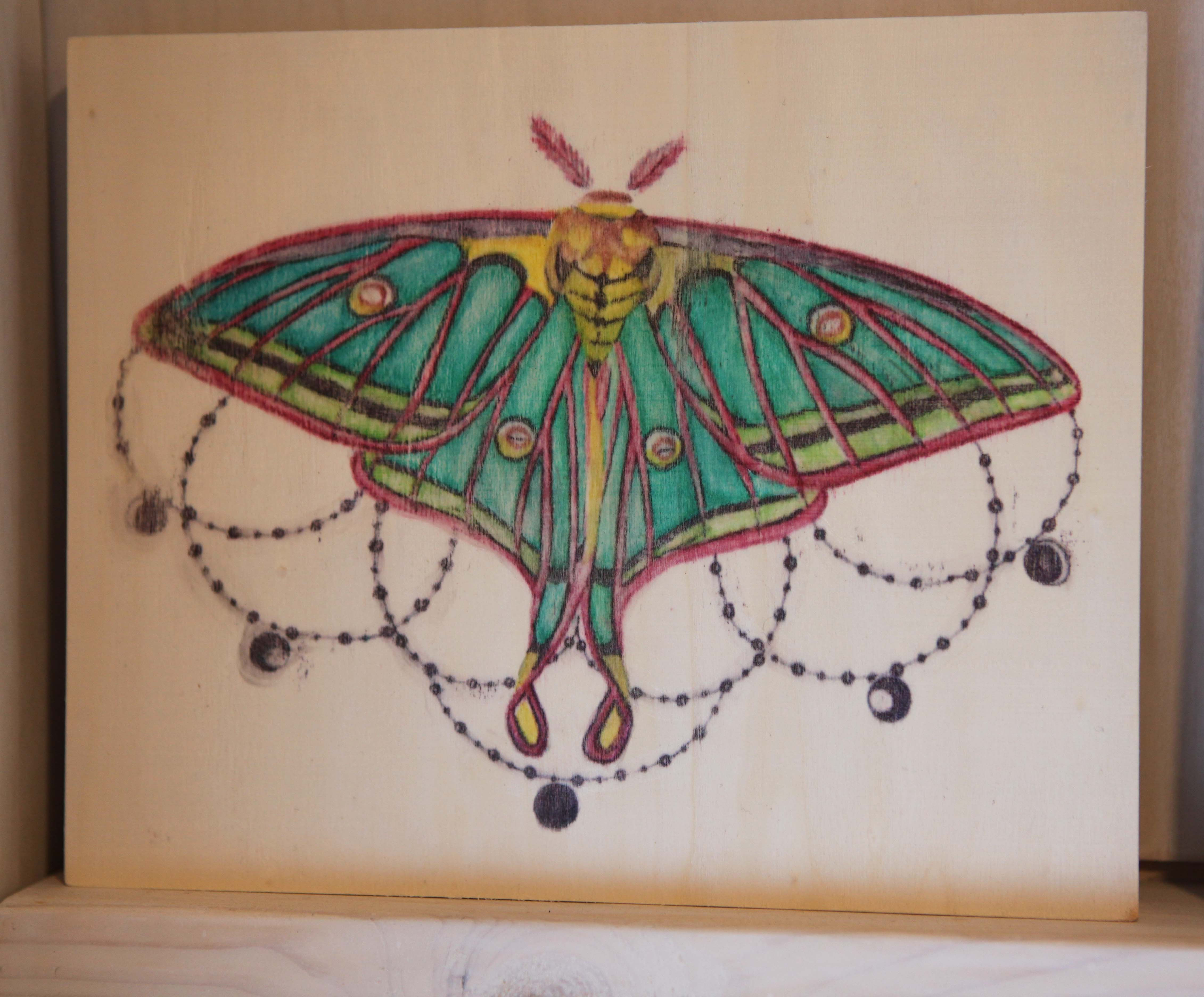 Atlas Art Print on Wood Canvas