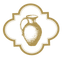 Catholic Art Institute Logo Gold Quatrefoil