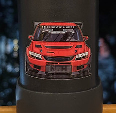 Custom Car UV DTV Sticker On Owala - Stickeristic & Gifts