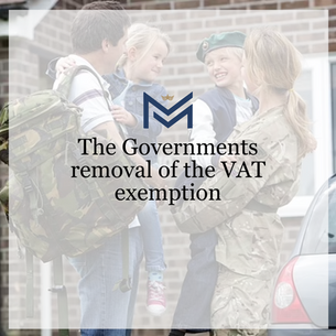 The Governments removal of the VAT exemption