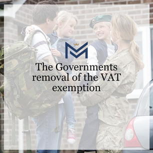 The Governments removal of the VAT exemption