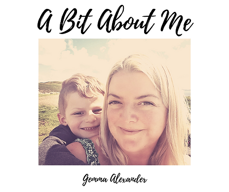 Gemma Alexander owner of Build A Brand with her young child