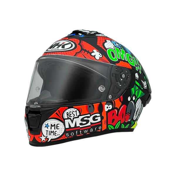 縮圖：NHK 全罩 K5R BB64#10 (Bo Bendsneyder) 選手彩繪