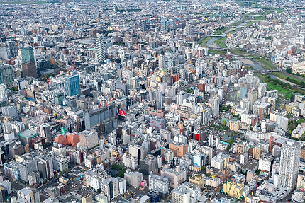 札幌市を中心に、幅広いエリアに対応しております