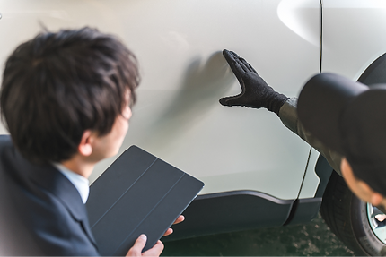 小さなへこみなら、即日での修理も可能です。