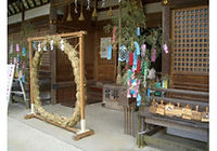 ６月下旬　茅の輪くぐり神事