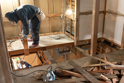 内装から大規模建物まで対応可能