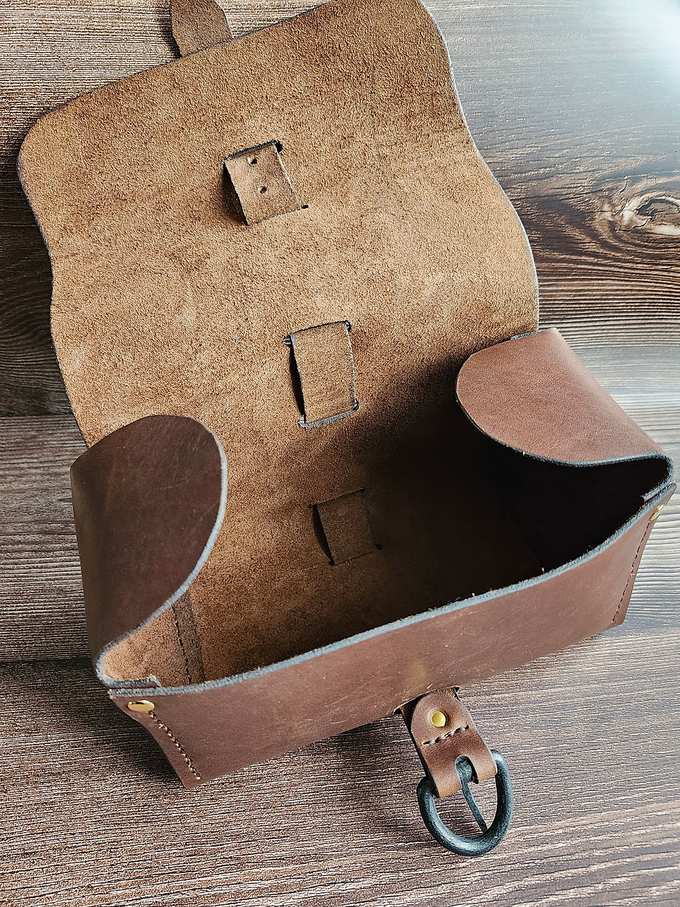 Thumbnail: Leather Shaving Bag