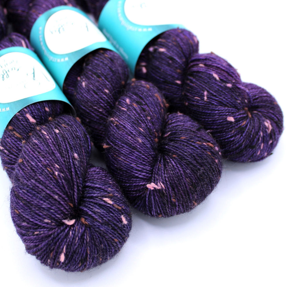 Thumbnail: Tweed Sock - Eggplant