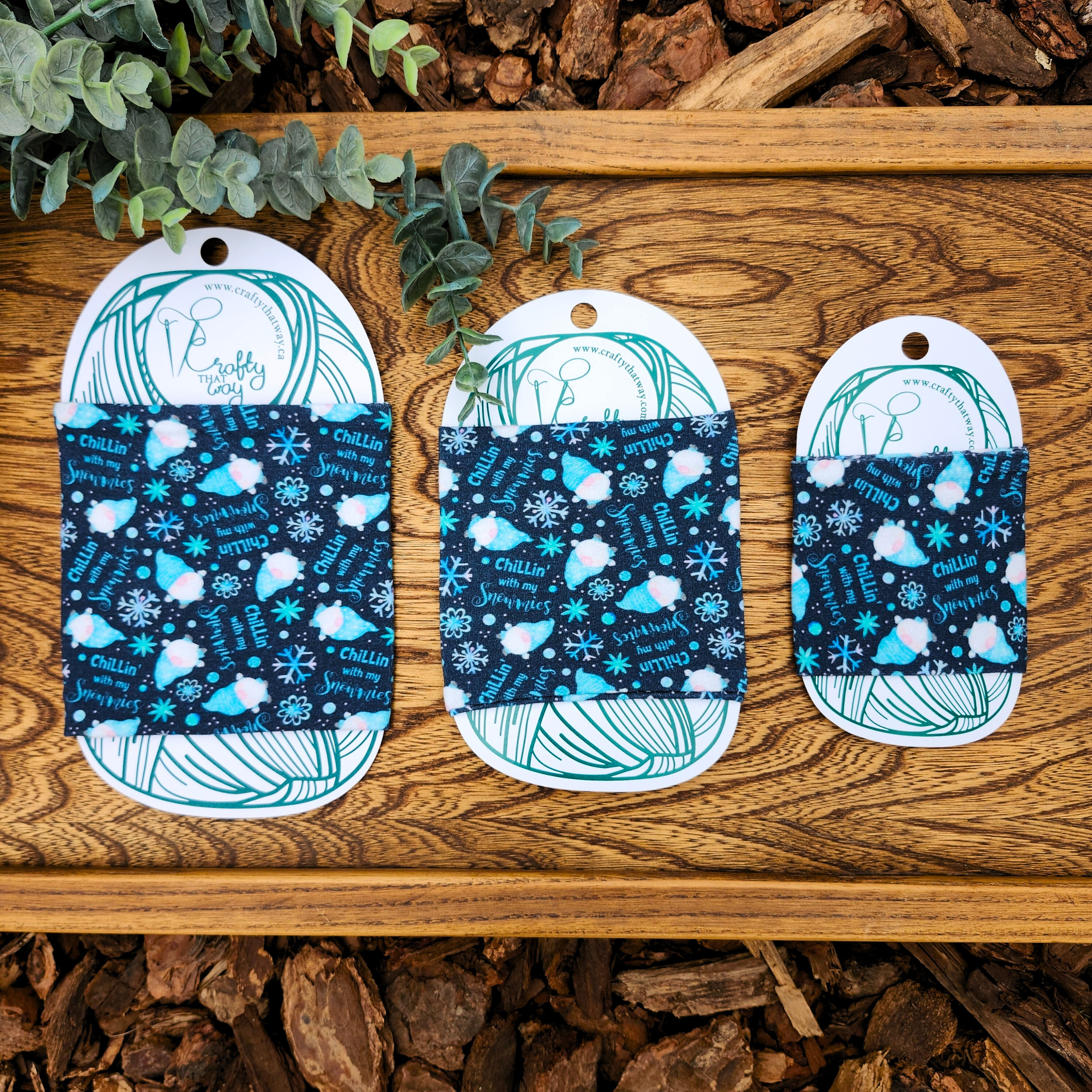 Chillin' With My Snowmies Yarn Cozy