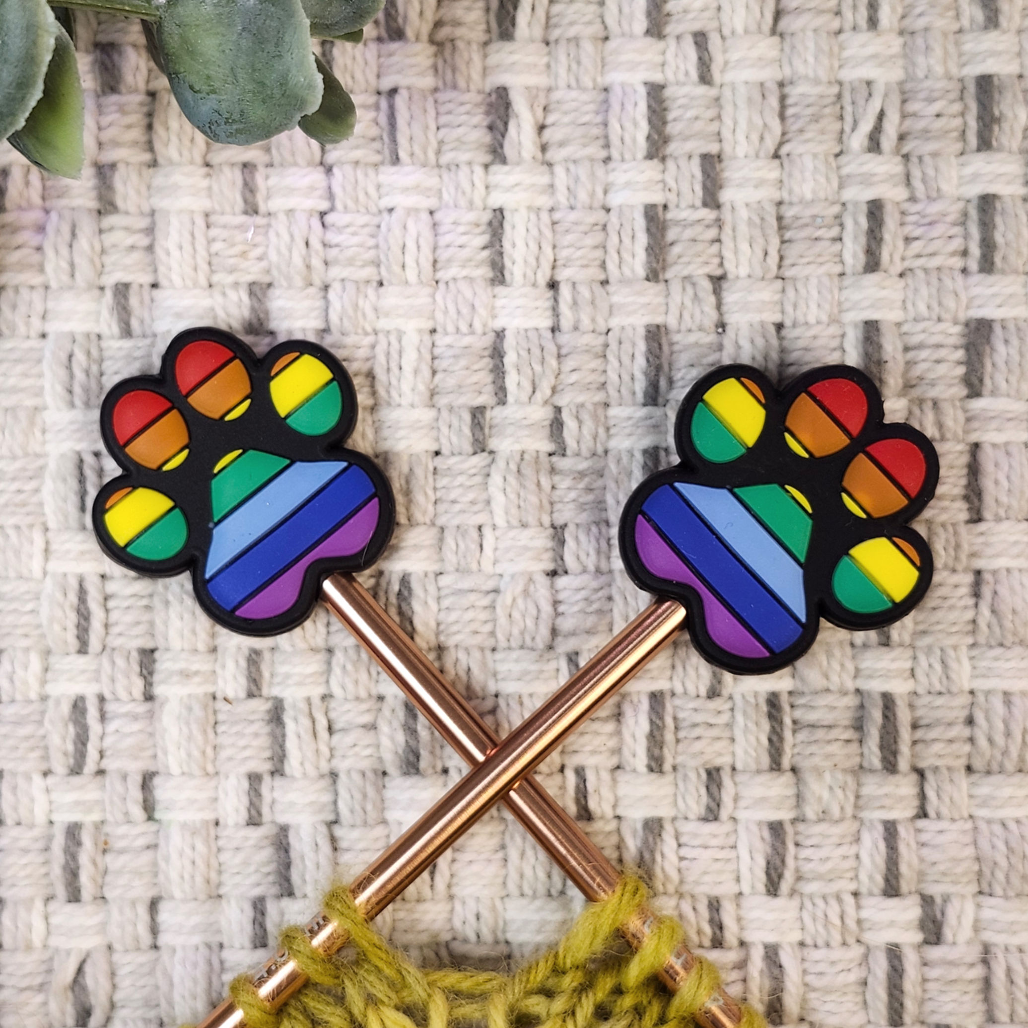 Rainbow Paws Stitch Stoppers