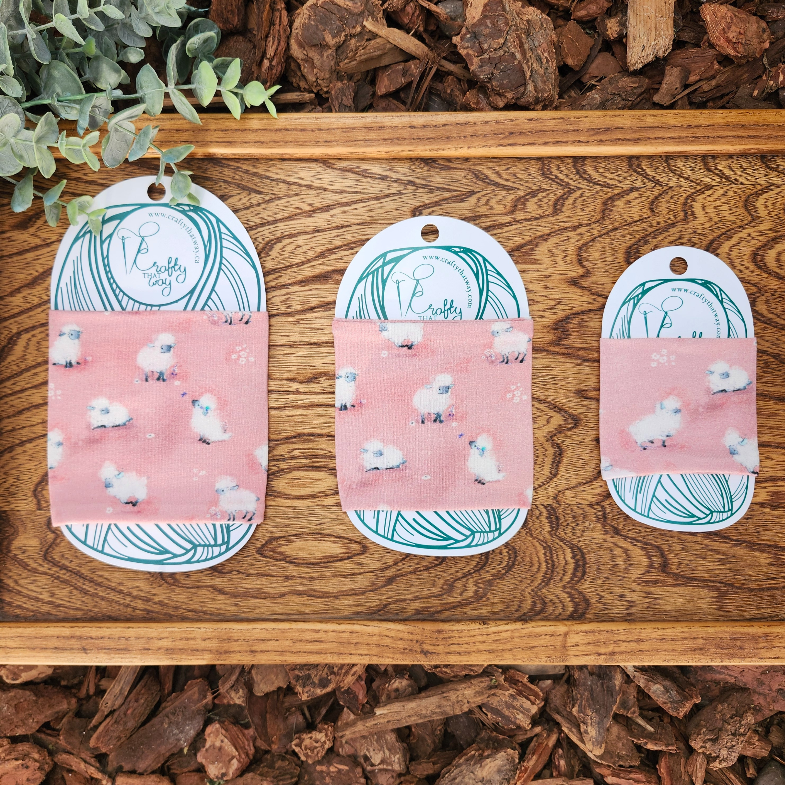 Sweet Pink Sheep Yarn Cozy