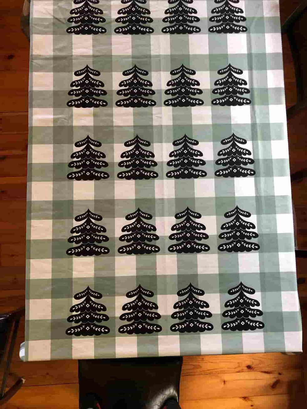Nordhus Black Pine Green Tablecloth-Bedspread