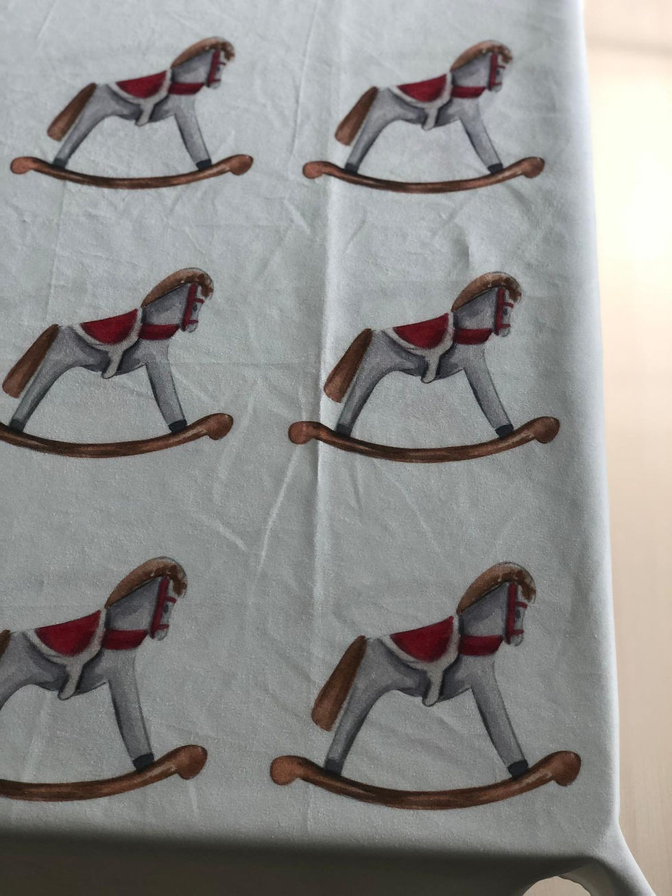 Thumbnail: Nordhus Rocking Horse Pattern Tablecloth