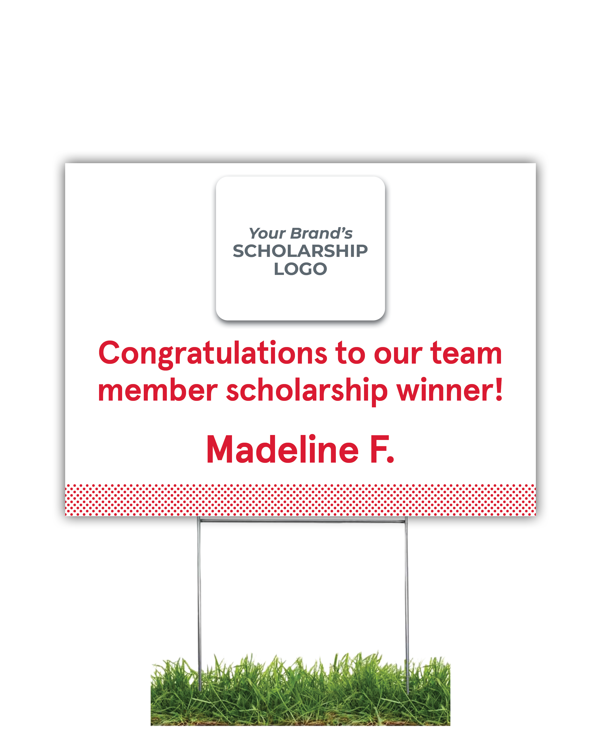 CFA Scholarship Yard Sign