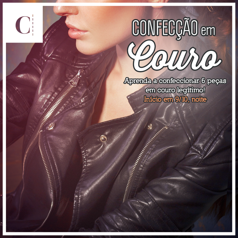 Curso Confecção em Couro na CoutureLab Escola de Moda