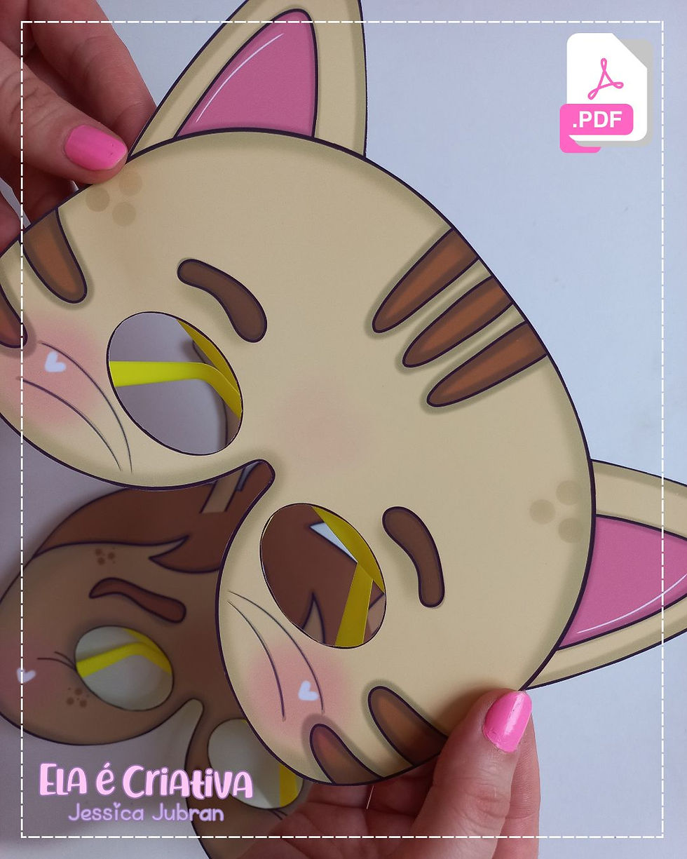 Miniatura: Casamento da Baratinha máscaras prontas pra imprimir- pdf