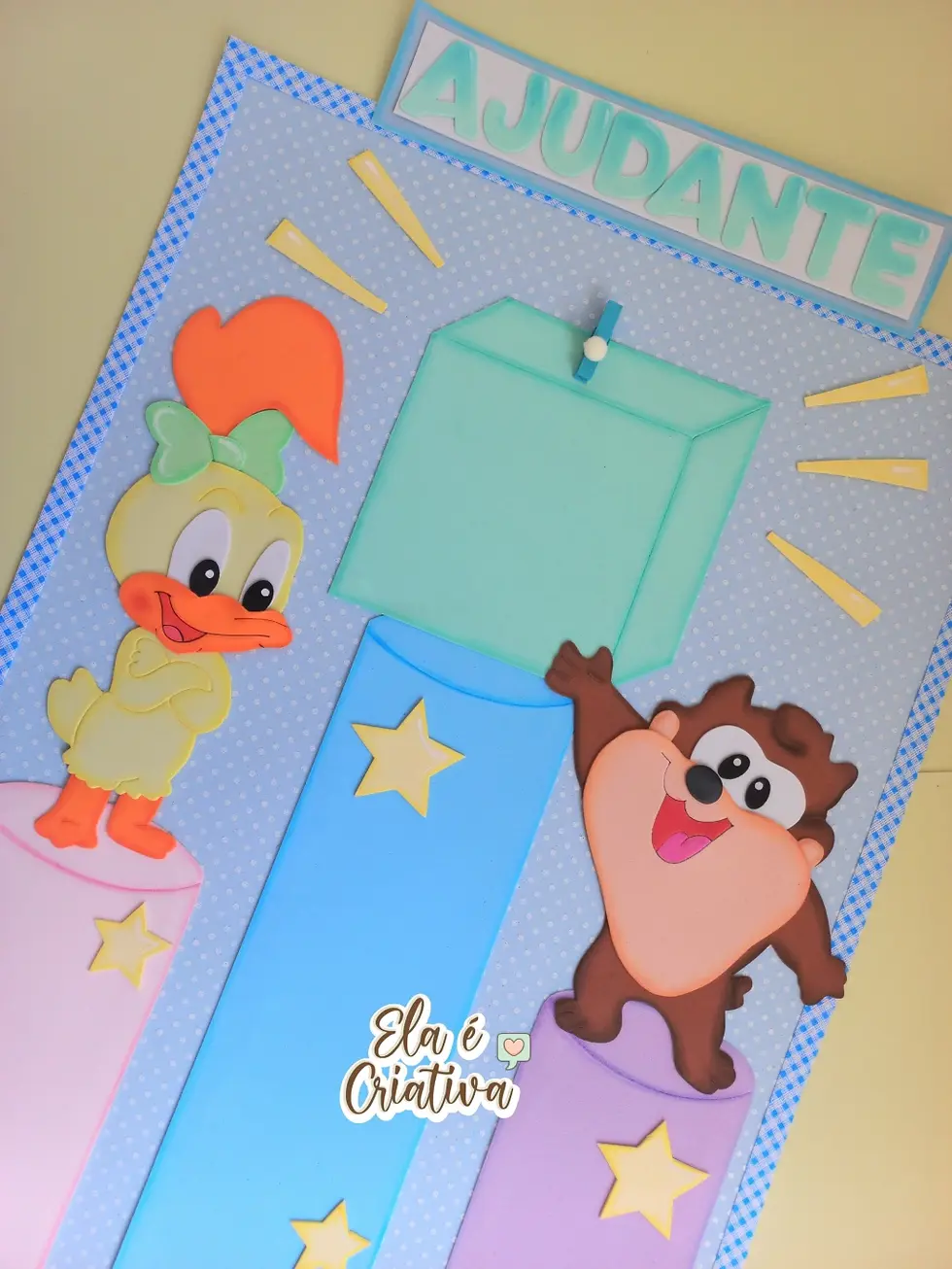 Miniatura: Painéis sala de aula Baby Looney Tunes- Apostila de moldes em pdf