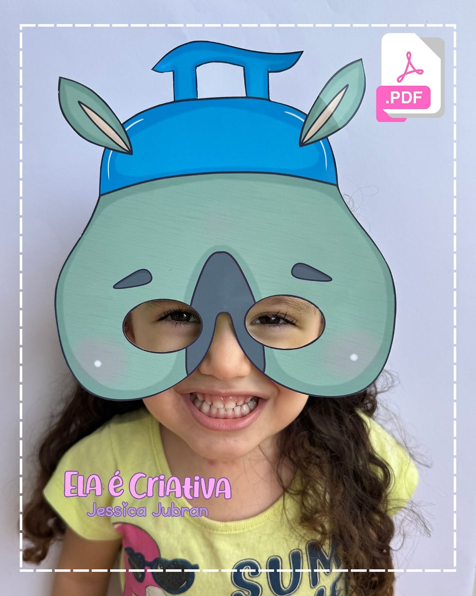 Miniatura: Sítio do Pica-pau Amarelo Máscaras digitais (prontas pra imprimir) pdf