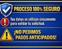 Proceso seguro de solicitud de credito