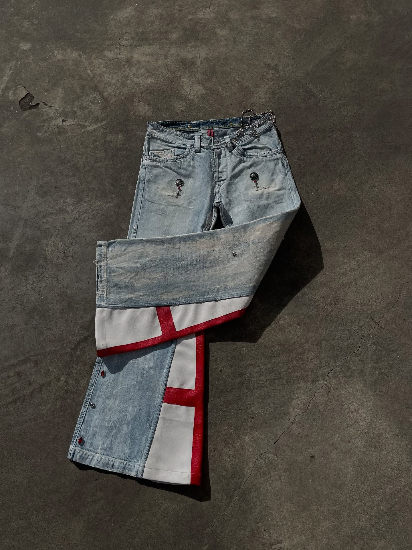 BLOOD CROSS REWORKED PANTS