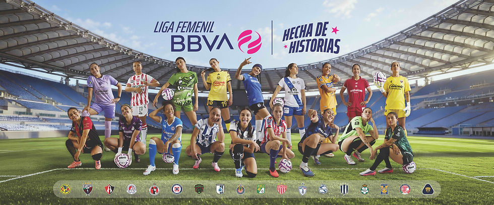 “HECHA DE HISTORIAS”: LA NUEVA CAMPAÑA DE LA LIGA FEMENIL BBVA QUE RECONOCE A QUIENES HAN TRANSFORMADO EL FÚTBOL.