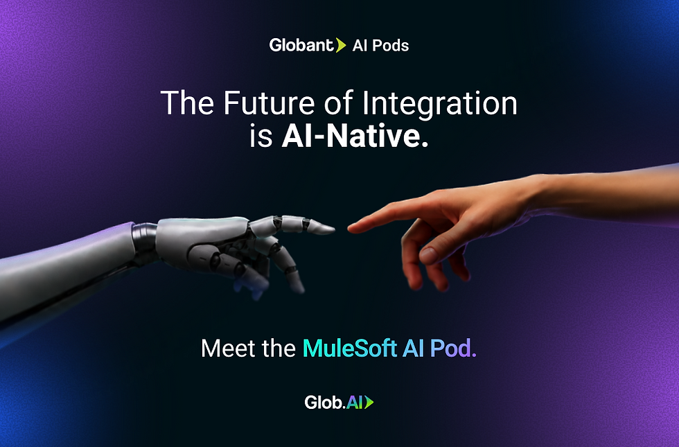 Globant presenta MuleSoft AI Pod para bajar las barreras de integración y escalar junto a Salesforce la IA agéntica en las empresas.