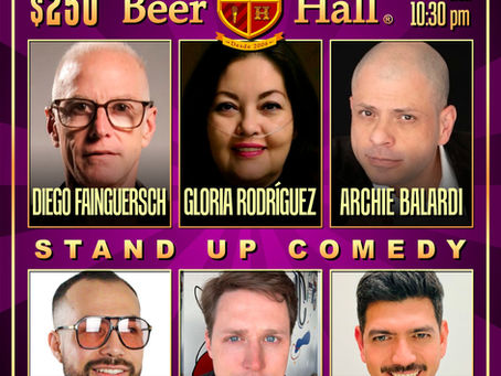 Cal Butler compartirá escenario con reconocido elenco de stand up comedyen en Beer Hall Ciudad de México.