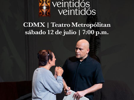 Odin Dupeyron en el Teatro Metropólitan.