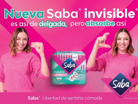 Más del 20% de las mujeres modifica su modo de vestir por su menstruación. Saba® busca cambiar esto con su nuevo lanzamiento.
