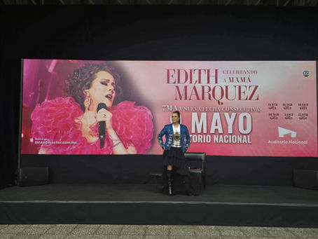 Conferencia de prensa con Edith Márquez.