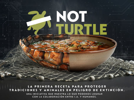 NotCo presenta NotTurtle: una solución innovadora para preservar la tortuga verde marina.