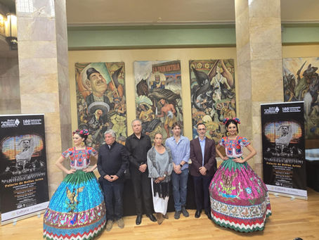 Rendiran homenaje a Amalia Hernández con dos funciones de gala por el ballet folklórico de México en Bellas Artes.