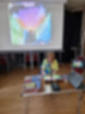 Lee demonstrating the art techniques image by Bobby Manoo