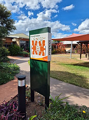 Map Signage Pylon