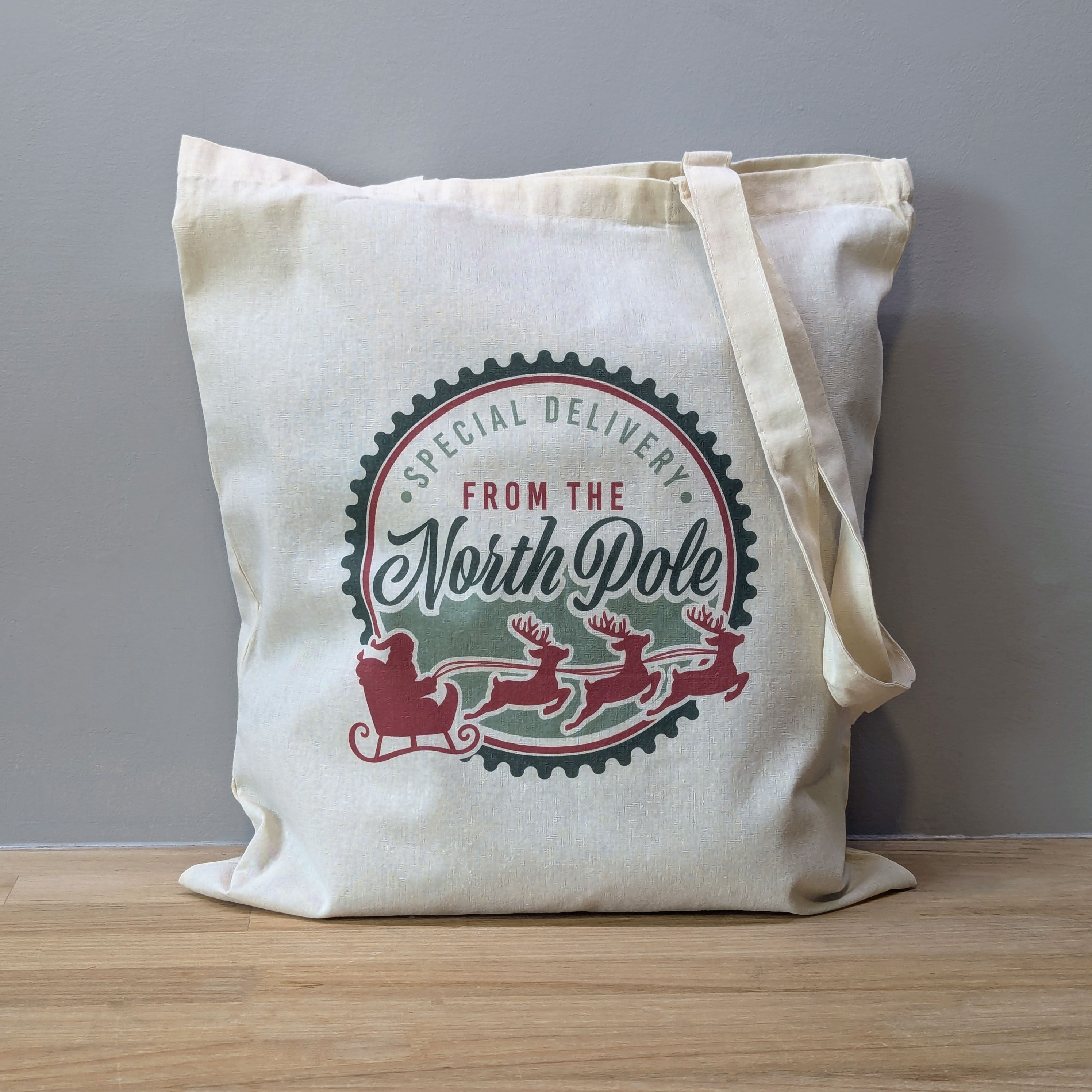 North Pole Christmas Tote Bag