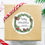 Thumbnail: Christmas Gift Label Stickers - Pinecone Wreath Design