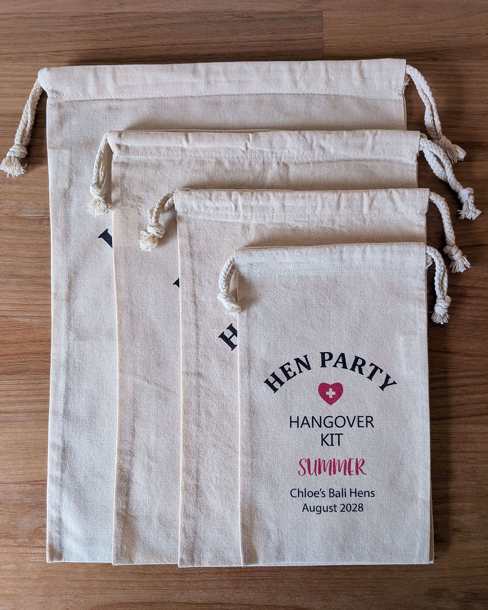 Thumbnail: Hen Party Hangover Kit Bags