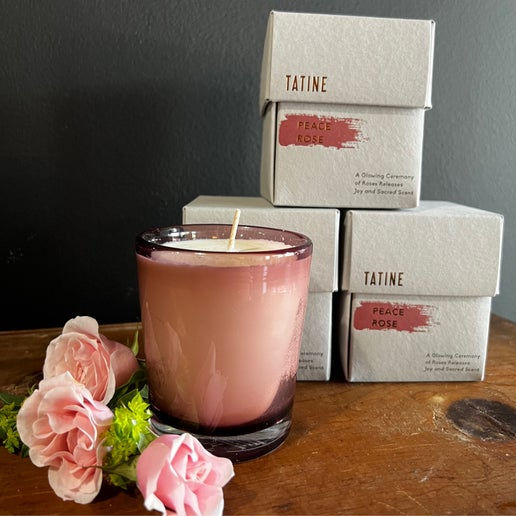 Peace Rose Candle