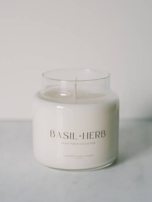 Basil and Herb Soy Candle