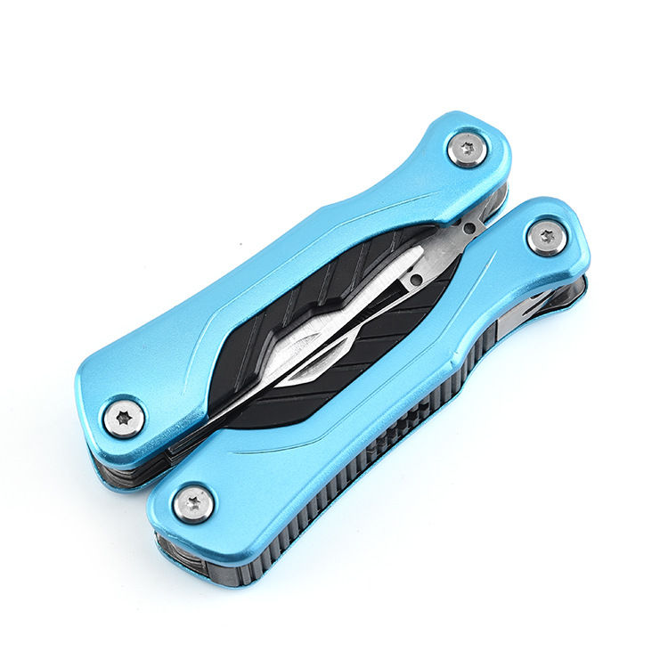 Thumbnail: Folding Multi-Tool Pliers with Screwdriver