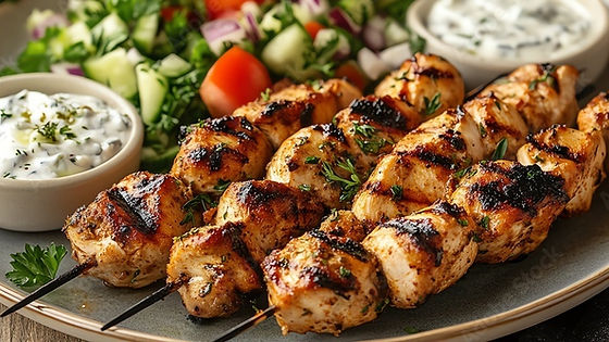 Chicken Souvlaki (3 skewers)