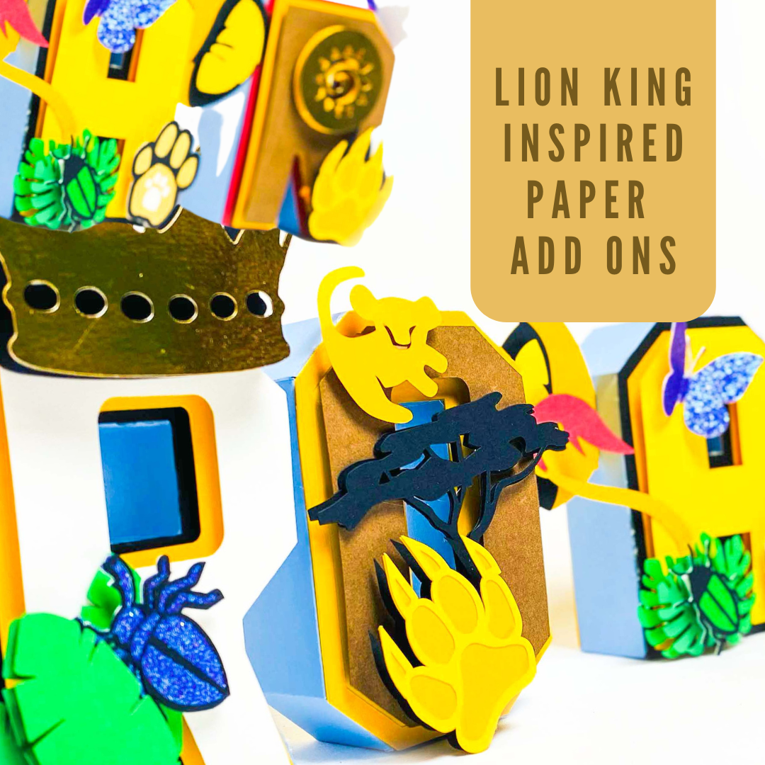 Lion King Paper Add On's Bundle