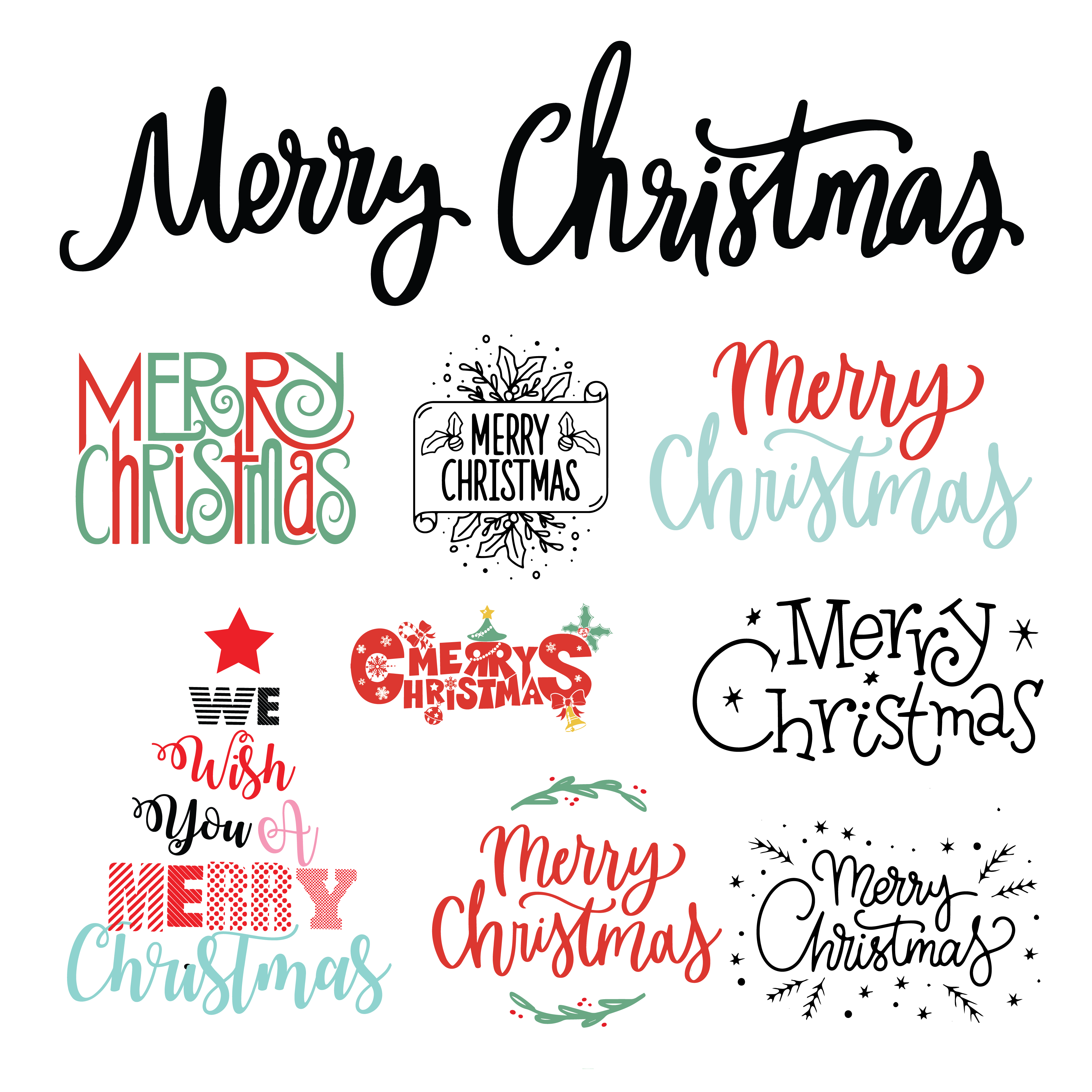 Merry Christmas SVG Bundle