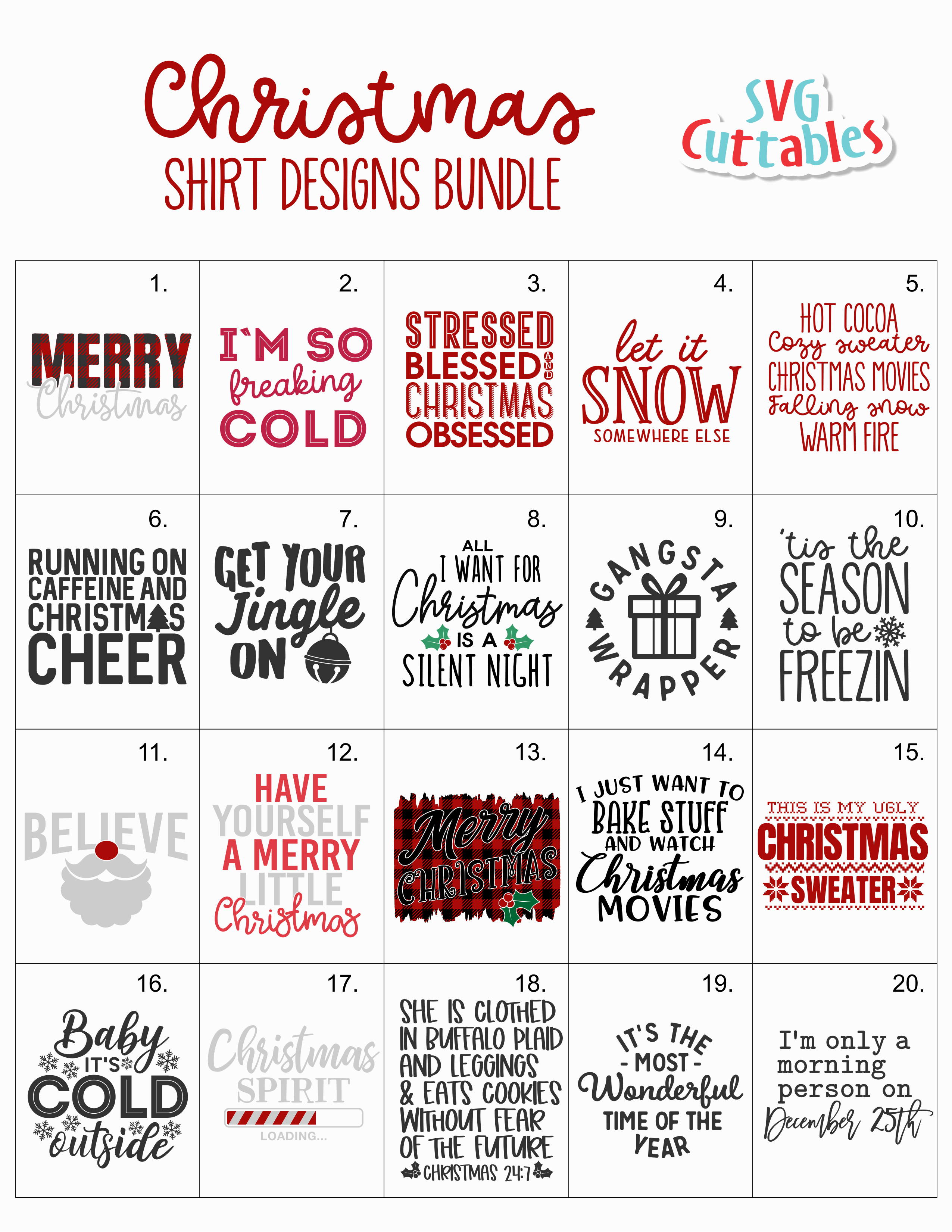 Christmas Cheer SVG Bundle